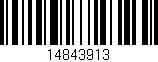 Código de barras (EAN, GTIN, SKU, ISBN): '14843913'