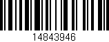 Código de barras (EAN, GTIN, SKU, ISBN): '14843946'