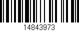 Código de barras (EAN, GTIN, SKU, ISBN): '14843973'