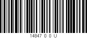 Código de barras (EAN, GTIN, SKU, ISBN): '14847_0_0_U'