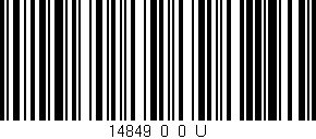 Código de barras (EAN, GTIN, SKU, ISBN): '14849_0_0_U'