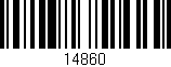 Código de barras (EAN, GTIN, SKU, ISBN): '14860'