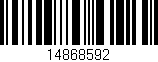 Código de barras (EAN, GTIN, SKU, ISBN): '14868592'