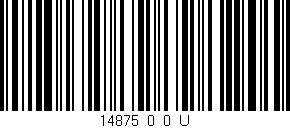 Código de barras (EAN, GTIN, SKU, ISBN): '14875_0_0_U'
