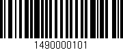 Código de barras (EAN, GTIN, SKU, ISBN): '1490000101'