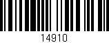 Código de barras (EAN, GTIN, SKU, ISBN): '14910'