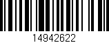 Código de barras (EAN, GTIN, SKU, ISBN): '14942622'