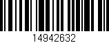 Código de barras (EAN, GTIN, SKU, ISBN): '14942632'