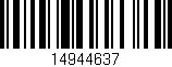 Código de barras (EAN, GTIN, SKU, ISBN): '14944637'