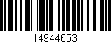 Código de barras (EAN, GTIN, SKU, ISBN): '14944653'