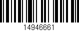 Código de barras (EAN, GTIN, SKU, ISBN): '14946661'