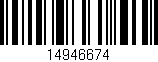 Código de barras (EAN, GTIN, SKU, ISBN): '14946674'