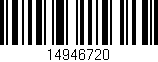 Código de barras (EAN, GTIN, SKU, ISBN): '14946720'