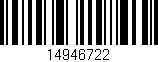 Código de barras (EAN, GTIN, SKU, ISBN): '14946722'