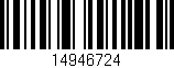 Código de barras (EAN, GTIN, SKU, ISBN): '14946724'