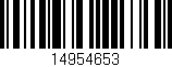 Código de barras (EAN, GTIN, SKU, ISBN): '14954653'