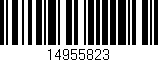 Código de barras (EAN, GTIN, SKU, ISBN): '14955823'
