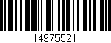 Código de barras (EAN, GTIN, SKU, ISBN): '14975521'