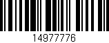 Código de barras (EAN, GTIN, SKU, ISBN): '14977776'