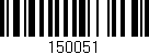 Código de barras (EAN, GTIN, SKU, ISBN): '150051'