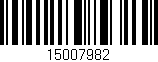 Código de barras (EAN, GTIN, SKU, ISBN): '15007982'