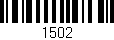 Código de barras (EAN, GTIN, SKU, ISBN): '1502'