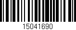 Código de barras (EAN, GTIN, SKU, ISBN): '15041690'