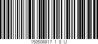 Código de barras (EAN, GTIN, SKU, ISBN): '150506817_1_0_U'