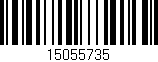Código de barras (EAN, GTIN, SKU, ISBN): '15055735'