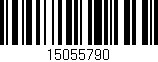 Código de barras (EAN, GTIN, SKU, ISBN): '15055790'