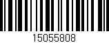Código de barras (EAN, GTIN, SKU, ISBN): '15055808'