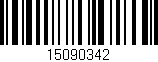 Código de barras (EAN, GTIN, SKU, ISBN): '15090342'