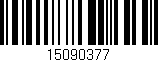 Código de barras (EAN, GTIN, SKU, ISBN): '15090377'