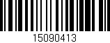 Código de barras (EAN, GTIN, SKU, ISBN): '15090413'