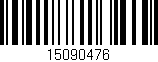 Código de barras (EAN, GTIN, SKU, ISBN): '15090476'