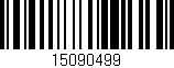 Código de barras (EAN, GTIN, SKU, ISBN): '15090499'