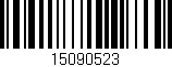 Código de barras (EAN, GTIN, SKU, ISBN): '15090523'