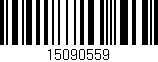 Código de barras (EAN, GTIN, SKU, ISBN): '15090559'