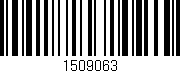 Código de barras (EAN, GTIN, SKU, ISBN): '1509063'