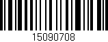 Código de barras (EAN, GTIN, SKU, ISBN): '15090708'