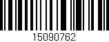 Código de barras (EAN, GTIN, SKU, ISBN): '15090762'