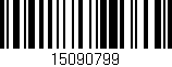 Código de barras (EAN, GTIN, SKU, ISBN): '15090799'