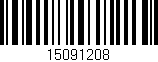 Código de barras (EAN, GTIN, SKU, ISBN): '15091208'