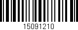 Código de barras (EAN, GTIN, SKU, ISBN): '15091210'