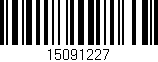 Código de barras (EAN, GTIN, SKU, ISBN): '15091227'