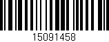 Código de barras (EAN, GTIN, SKU, ISBN): '15091458'