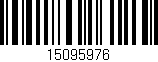 Código de barras (EAN, GTIN, SKU, ISBN): '15095976'