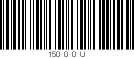 Código de barras (EAN, GTIN, SKU, ISBN): '150_0_0_U'