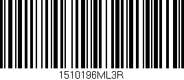 Código de barras (EAN, GTIN, SKU, ISBN): '1510196ML3R'