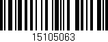 Código de barras (EAN, GTIN, SKU, ISBN): '15105063'